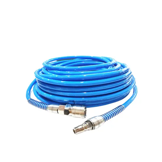 สายลม PU แบบตรง 20ม. (เส้นสีฟ้า,ส้ม)  สายลม PU แบบตรง 20ม. (เส้นสีฟ้า,ส้ม)