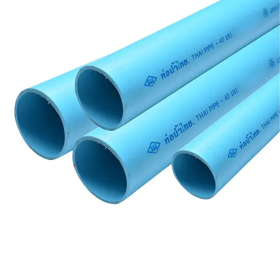 ท่อPVC 3/4 สีฟ้า 13.5 ท่อน้ำไทย ปลายเรียบ ม.อ.ก.