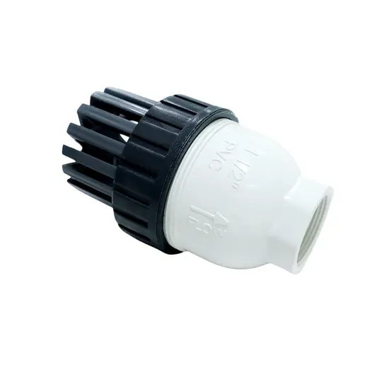 ฟุตวาวล์ PVC 1 1/2'' TTCL เกลียวใน(รุ่นลูกบอล) ขาวเทา ฟุตวาวล์ PVC 1 1/2'' TTCL เกลียวใน(รุ่นลูกบอล) ขาวเทา