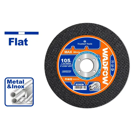 ใบตัดเหล็ก WADFOW 4" WAC1341