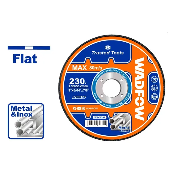 ใบตัดเหล็ก WADFOW 9" WAC1391
