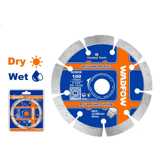 ใบตัดเพชร แบบแห้ง WADFOW 4" WDC1K06