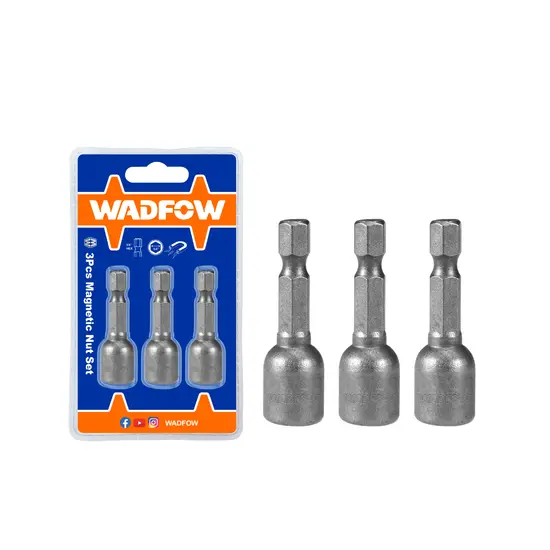 ชุดลูกบล็อก จับดอกไขควง (แม่เหล็ก) WADFOW 1/4" 40CR WWR1K10