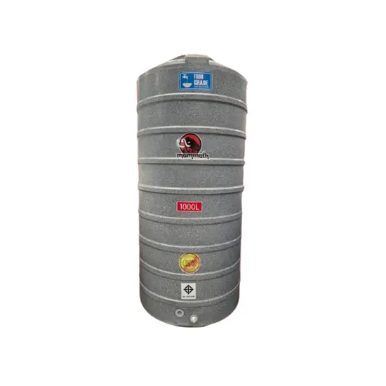 ถังน้ำแกรนิตทรายเทา 1000ลิตร
