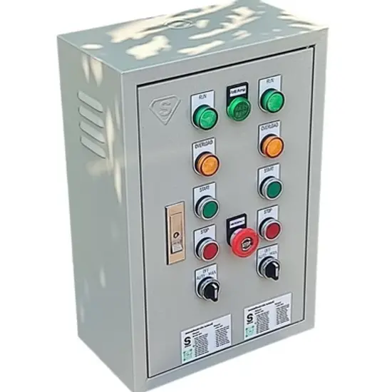 ตู้ควบคุม ปั๊มน้ำ 1HP 220V 2 ตัว สลับการทำงาน