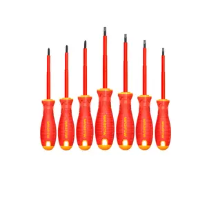 ชุดไขควงหุ้มฉนวน VDE 7 ชิ้น 1000V WADFOW CR-V WSS7407