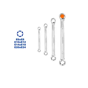 ชุดประแจแหวนคู่ 4 ชิ้น WADFOW CR-V WFR2404