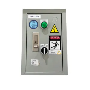 ตู้ คอนโทรล  (เหล็ก)  NS-MINI 2 สาย 2 HP 220V