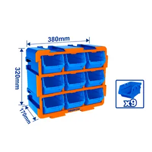 ลิ้นชักใส่อะไหล่ 380x170x320มม. WADFOW WTB8330