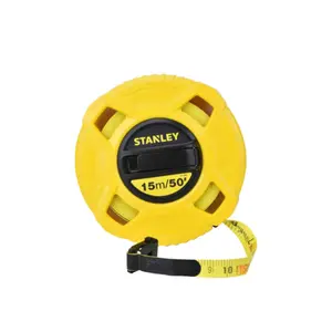 เทปวัดสายอ่อน/ไฟเบอร์ ขนาด 15 ม. STANLEYv