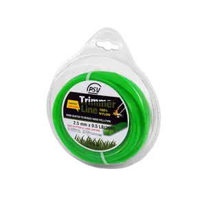 สายเอ็นม้วน 0.5 ปอนด์ 2.5 มิล เหลี่ยมสีเขียว PSV