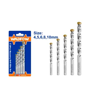 ชุดดอกสว่านเจาะคอนกรีตก้านกลม 5 ชิน WADFOW WMJ2K01