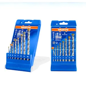 ชุดดอกสว่านเจาะคอนกรีดก้านกลม 8 ชิ้น WADFOW WMJ6B08