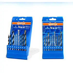 ชุดดอกสว่านเจาะเหล็ก 9 ชิ้น WADFOW WTD6B01