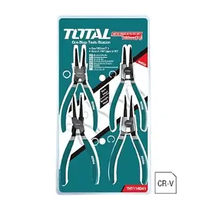 คีมหนีบ + ถ่างชุด 4 ตัว/ชุด TOTAL 7" #THT- 114041