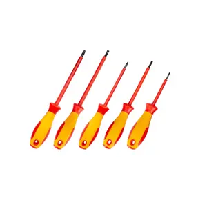 ชุดไขควง หุ้มฉนวนกันไฟฟ้า 5 ตัวชุด 3-6mm. DINGQI #68121