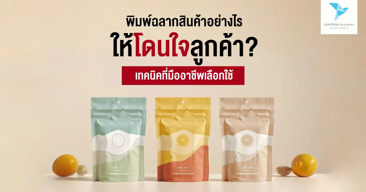 พิมพ์ฉลากสินค้าอย่างไรให้โดนใจลูกค้า? เทคนิคที่มืออาชีพเลือกใช้