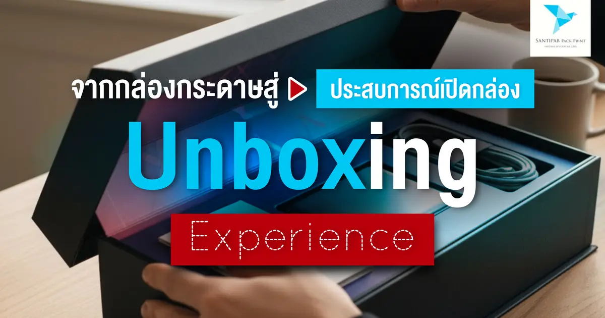 จากกล่องกระดาษสู่ประสบการณ์เปิดกล่อง (Unboxing Experience)