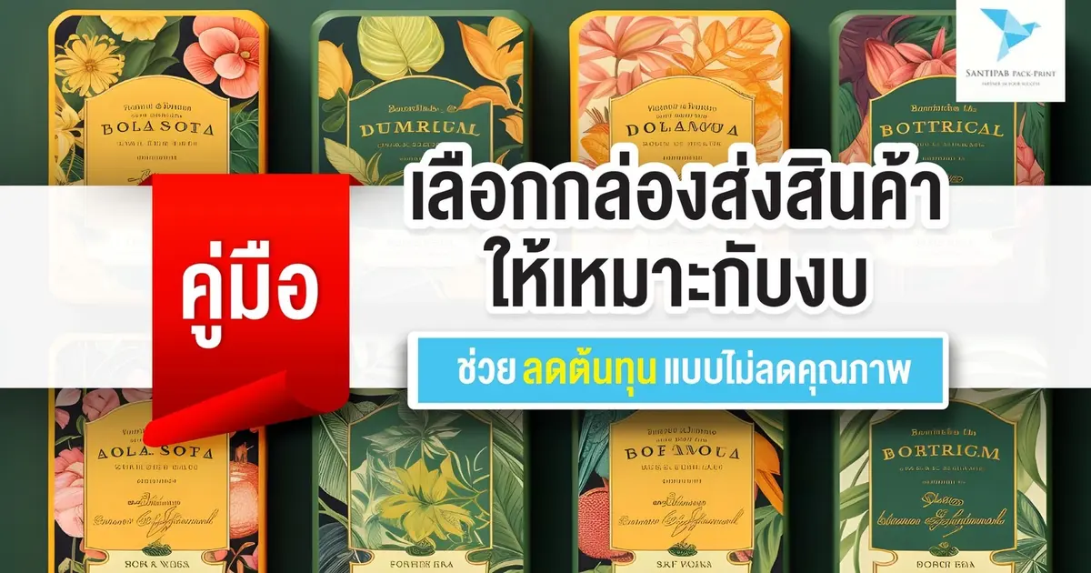 คู่มือเลือกกล่องส่งสินค้าให้เหมาะกับงบ ช่วยลดต้นทุนแบบไม่ลดคุณภาพ