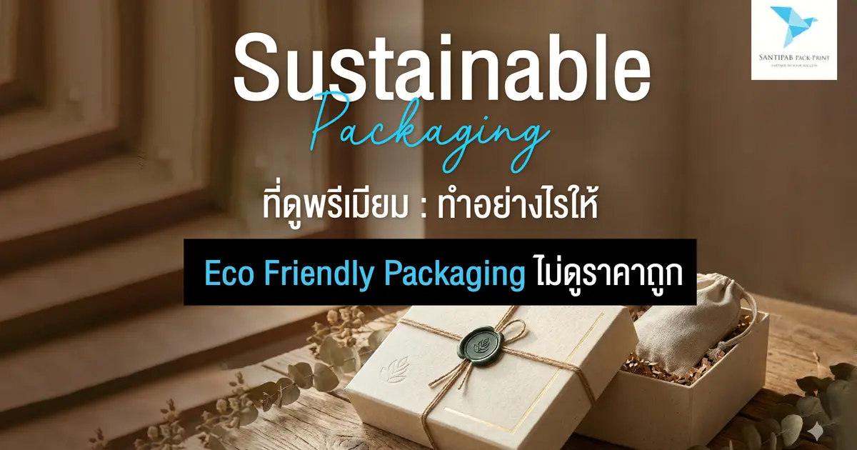 Sustainable Packaging ที่ดูพรีเมียม: ทำอย่างไรให้ Eco Friendly Packaging ไม่ดูราคาถูก
