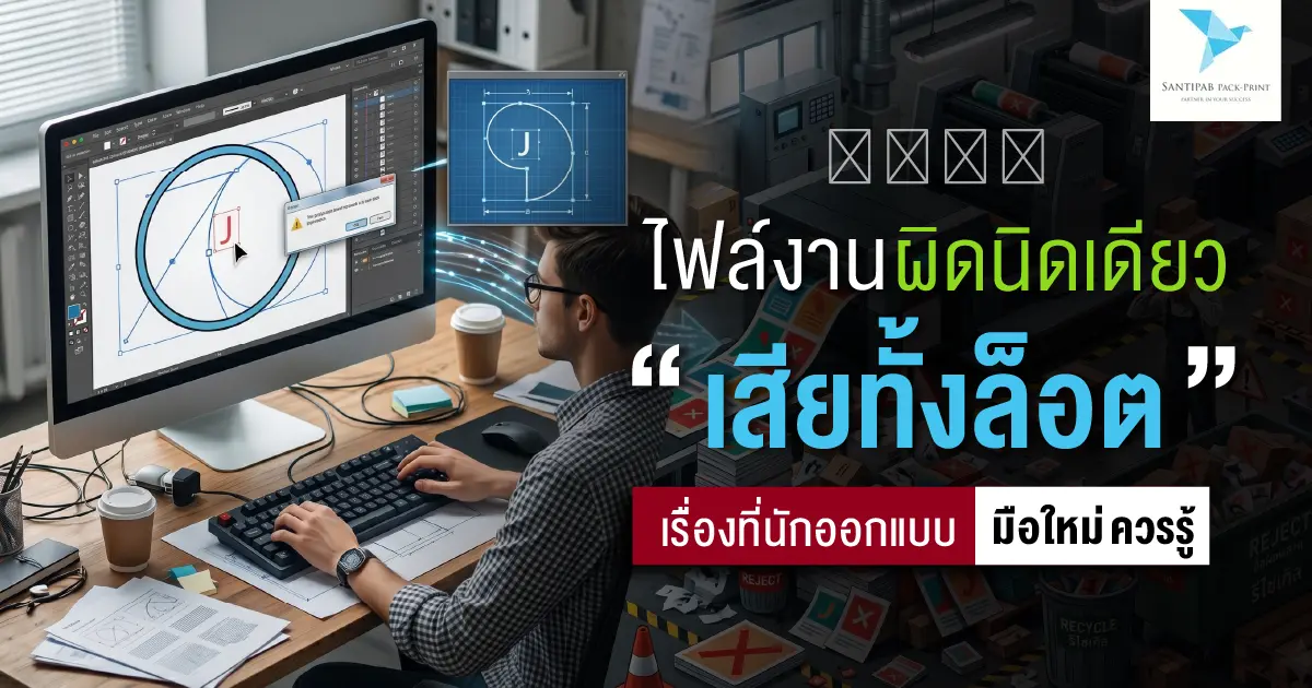 ไฟล์งานผิดนิดเดียว เสียทั้งล็อต” เรื่องที่นักออกแบบมือใหม่ควรรู้