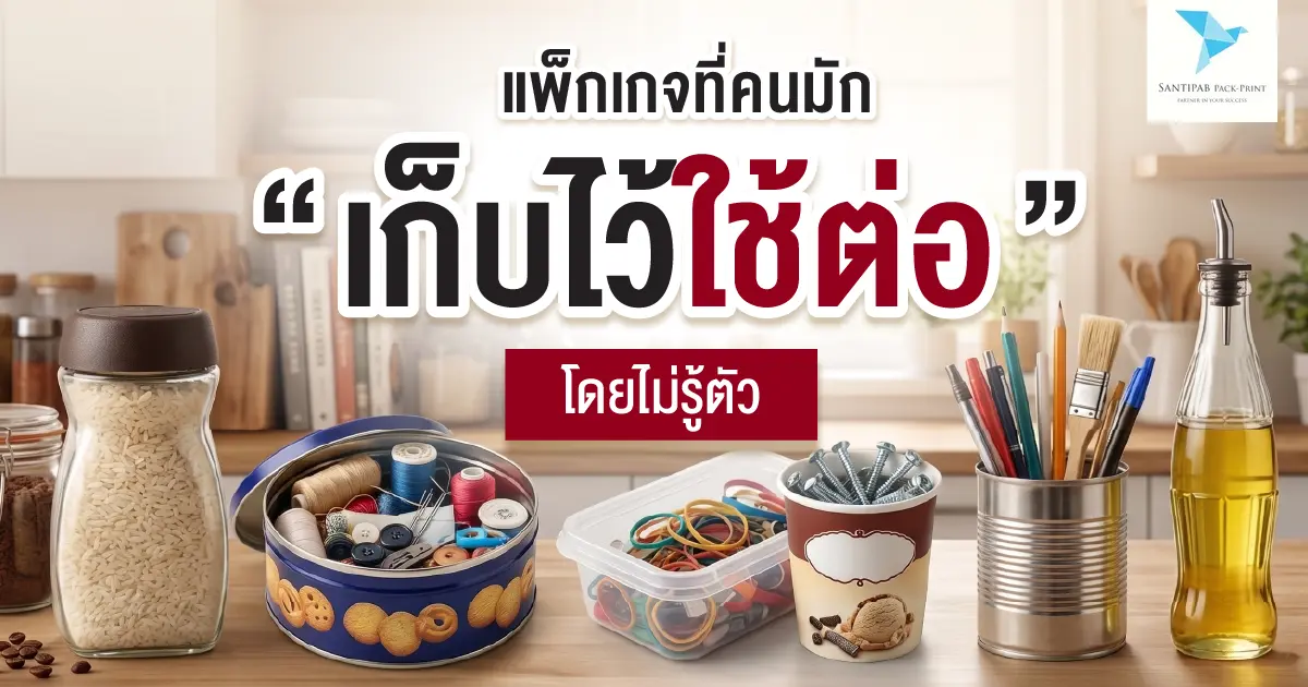 5 แพ็กเกจที่คนมัก “เก็บไว้ใช้ต่อ” โดยไม่รู้ตัว