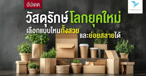 อัปเดตวัสดุรักษ์โลกยุคใหม่ เลือกแบบไหนทั้งสวยและย่อยสลายได้