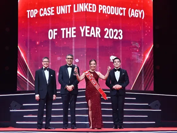 กลุ่มตัวแทนประกันชีวิต เอไอเอ รางวัล AIA OF THE YEAR 2023